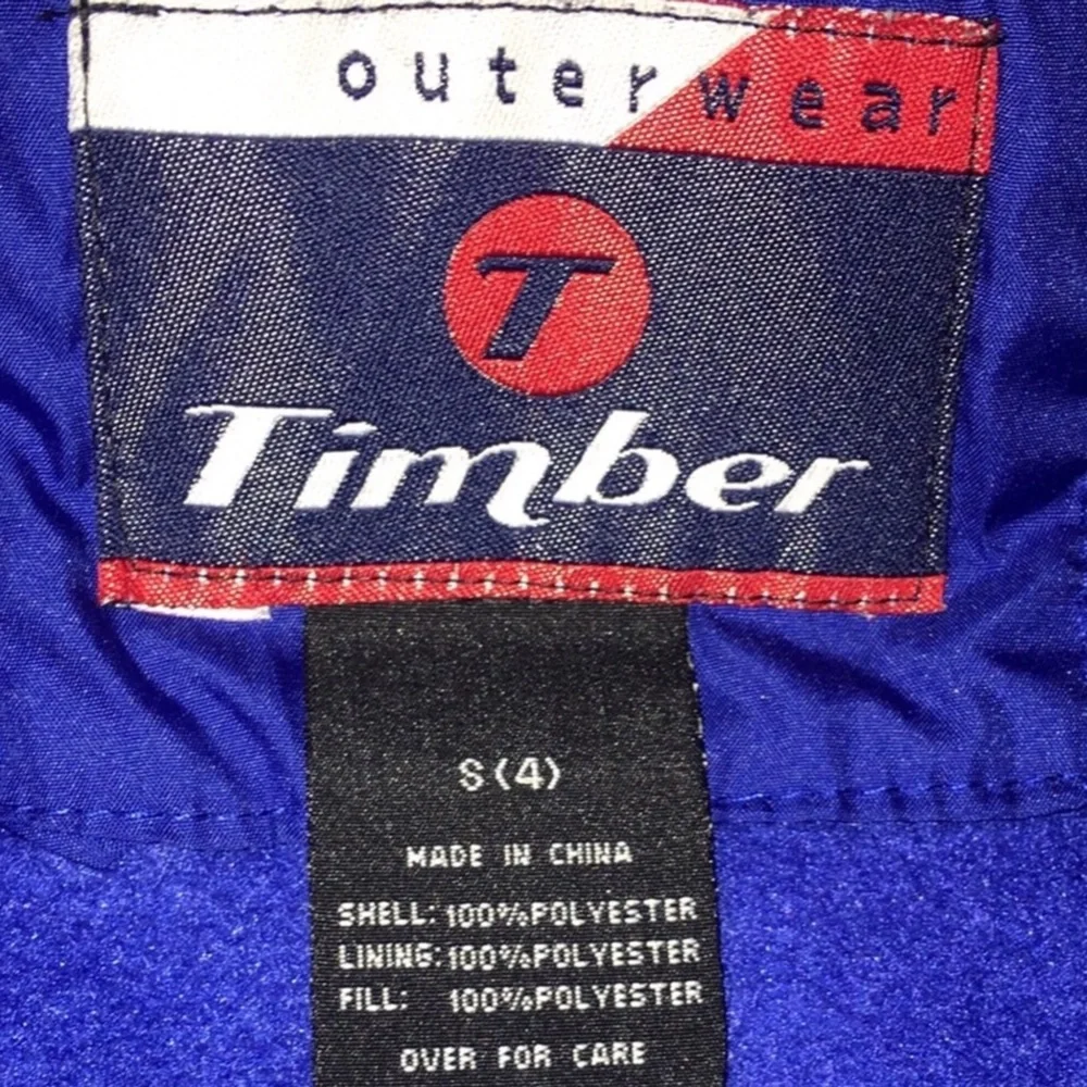 TIMBER Boy's Blue, Black And White Winter Coat Size Small 4